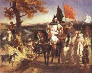 Eugene Delacroix, Moroccan Chieftain Receiving Tribute